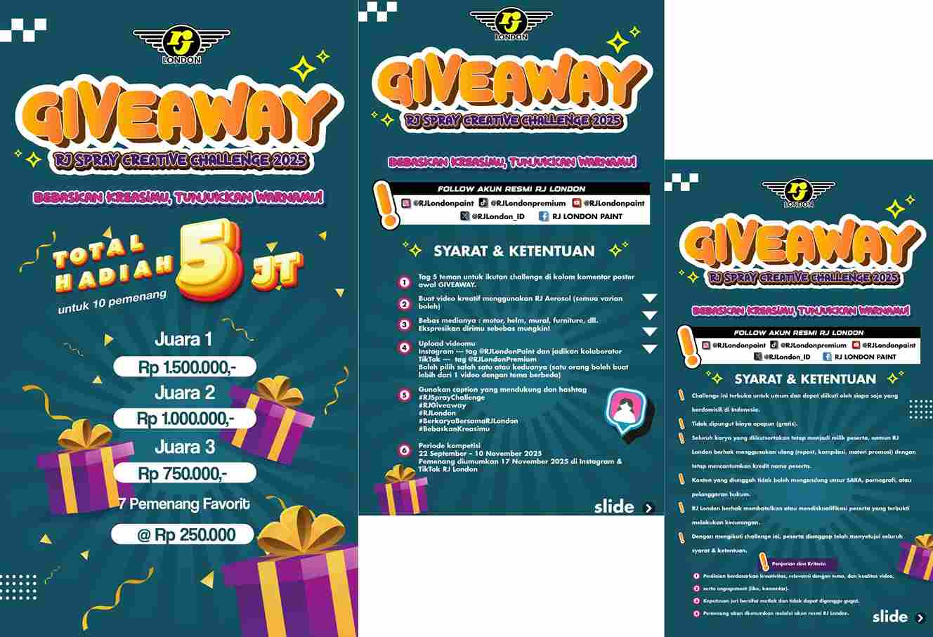 10 Hari Lagi Menuju Akhir #RJSprayChallenge! Udah Upload Karyamu Belum, Sob?